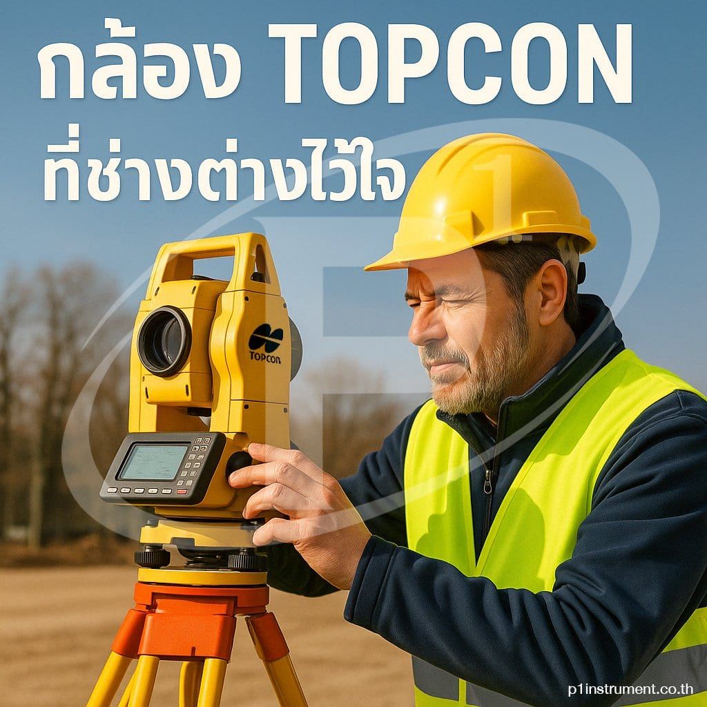 กล้อง TOPCON ที่ช่างต่างไว้ใจ