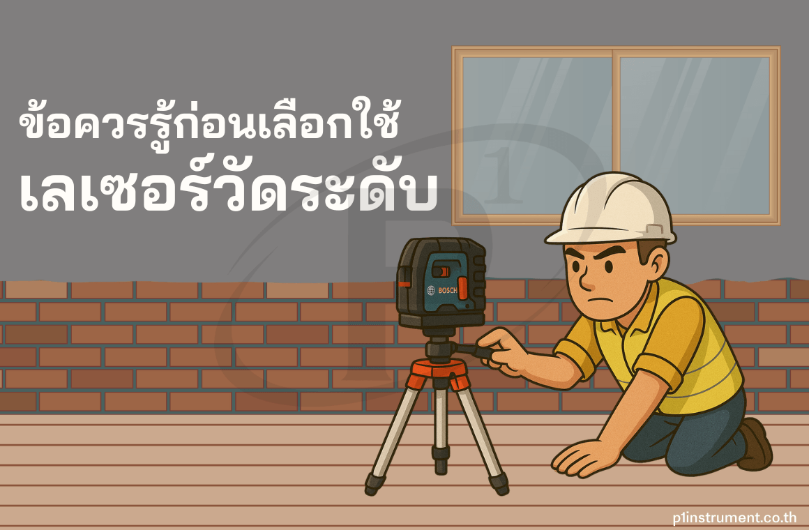 ข้อควรรู้ !? ก่อนเลือกใช้เลเซอร์วัดระดับ