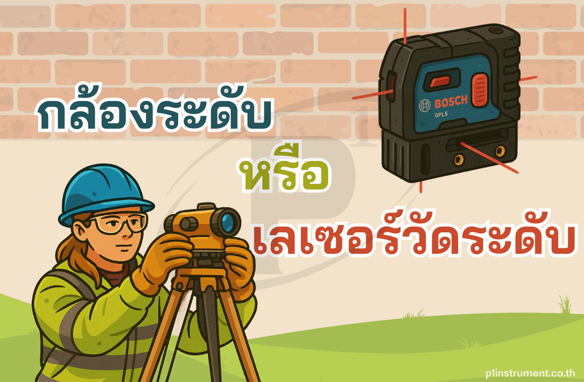 เลือกใช้ กล้องระดับ หรือ เลเซอร์วัดระดับ อะไรดีกว่า ??