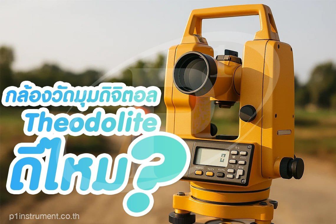 กล้องวัดมุมดิจิตอล Theodolite ดีไหม?