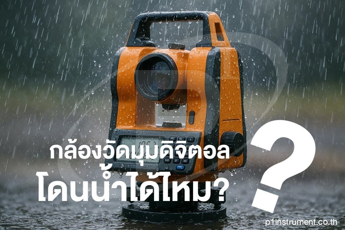 กล้องวัดมุมดิจิตอล โดนน้ำได้ไหม?