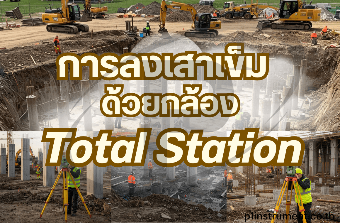 ขั้นตอนการลงเสาเข็มโดยใช้กล้องสำรวจมีความสำคัญยังไง