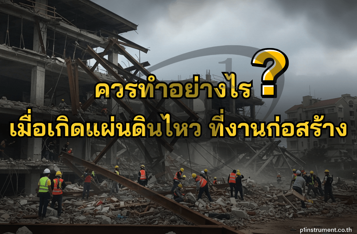 ควรทำอย่างไร เมื่อเกิดเหตุการณ์แผ่นดินไหวที่งานก่อสร้าง !?
