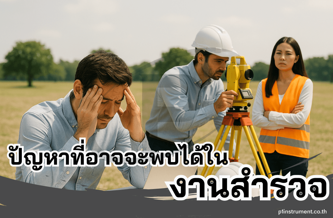 เตรียมตัวรับมือ !! 6 ปัญหาที่อาจจะพบได้ในงานสำรวจ
