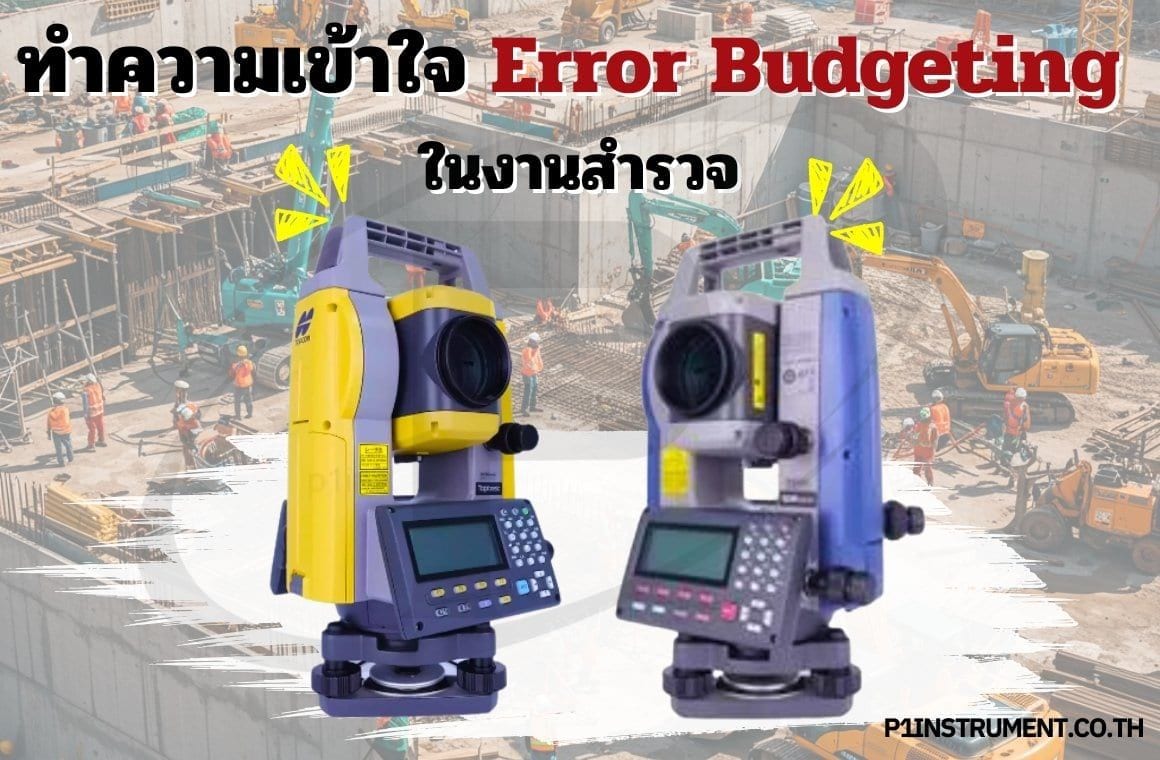ทำความเข้าใจ Error Budgeting ในงานสำรวจ