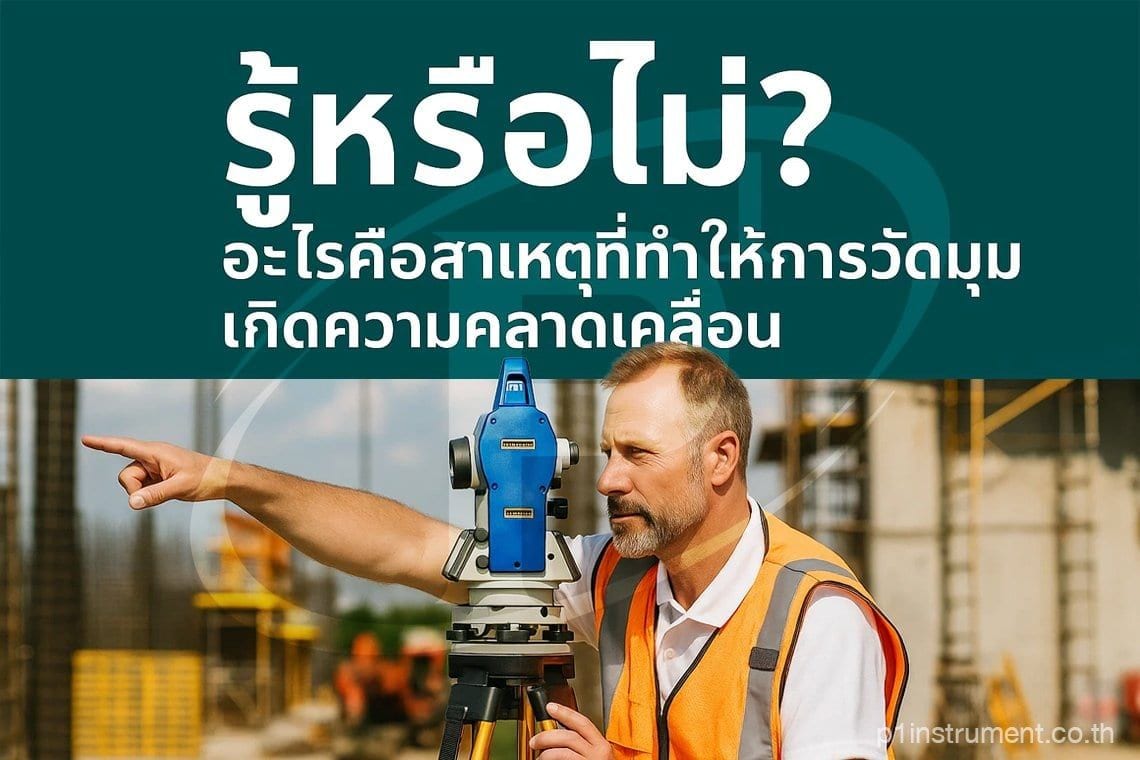 รู้หรือไม่? อะไรคือสาเหตุที่ทำให้การวัดมุมเกิดความคลาดเคลื่อน