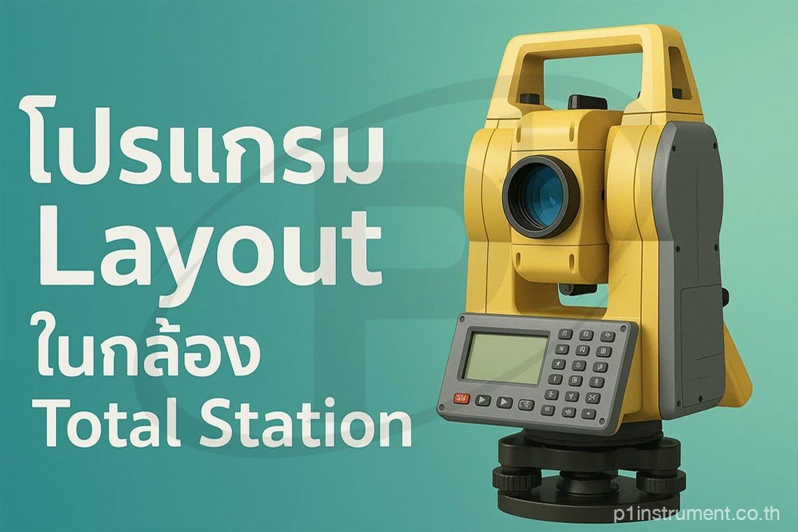 โปรแกรม Layout (หรือบางครั้งเรียกว่า Stake Out / Setting Out)