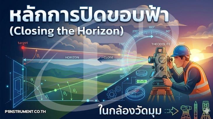 หลักการปิดขอบฟ้า (Closing the Horizon) ในกล้องวัดมุม