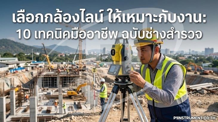 เลือกกล้องไลน์ให้เหมาะกับงาน: 10 เทคนิคมืออาชีพ ฉบับช่างสำรวจ