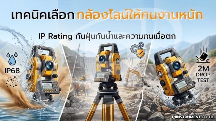 เทคนิคเลือกกล้องไลน์ให้ทนงานหนัก: IP Rating กันฝุ่นกันน้ำและความทนเมื่อตก
