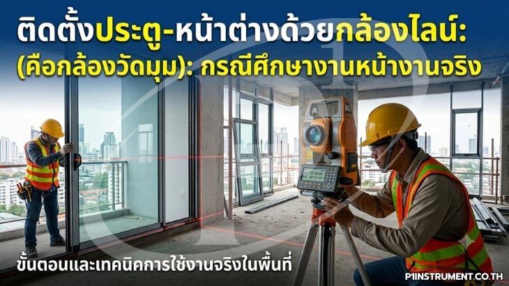 ติดตั้งประตู-หน้าต่างด้วยกล้องไลน์: กรณีศึกษางานหน้างานจริง
