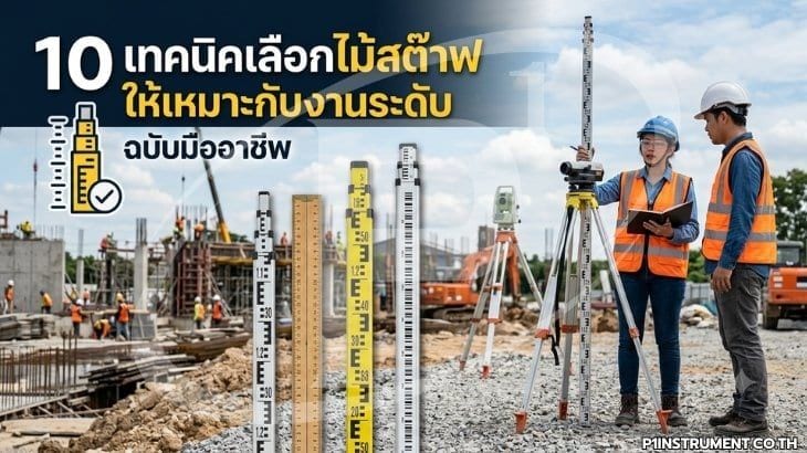 10 เทคนิคเลือกไม้สต๊าฟให้เหมาะกับงานระดับ ฉบับมืออาชีพ