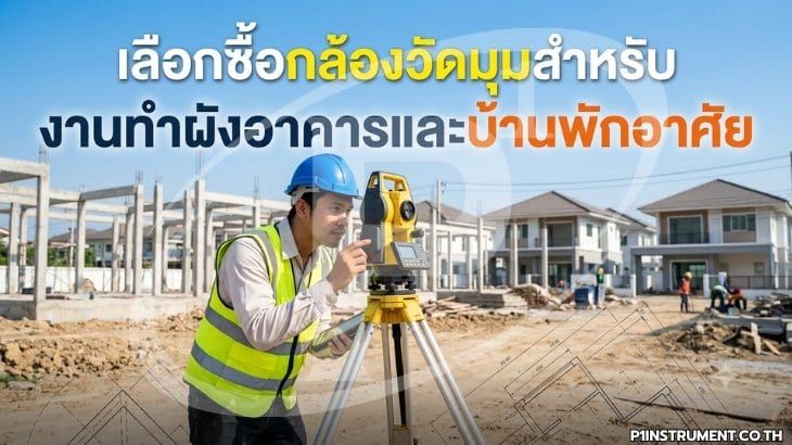 เลือกซื้อกล้องวัดมุมสำหรับ "งานทำผังอาคารและบ้านพักอาศัย"