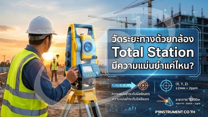 Total Station มีความแม่นยำแค่ไหน?