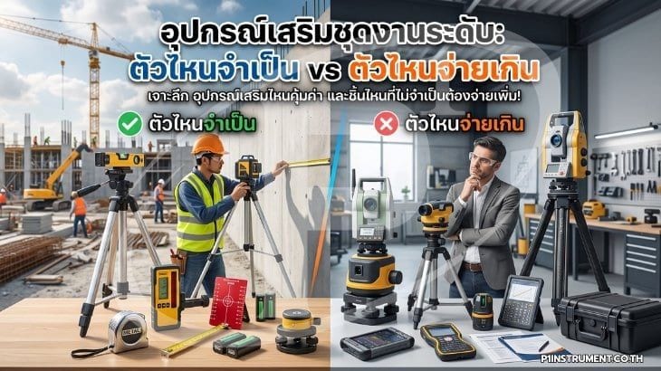 อุปกรณ์เสริมชุดงานระดับ: ตัวไหนจำเป็น vs ตัวไหนจ่ายเกิน